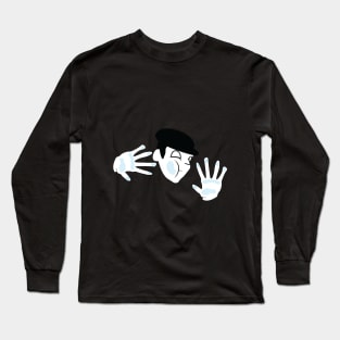 Mime Trapped in an Invisible Glass Box Layer Long Sleeve T-Shirt